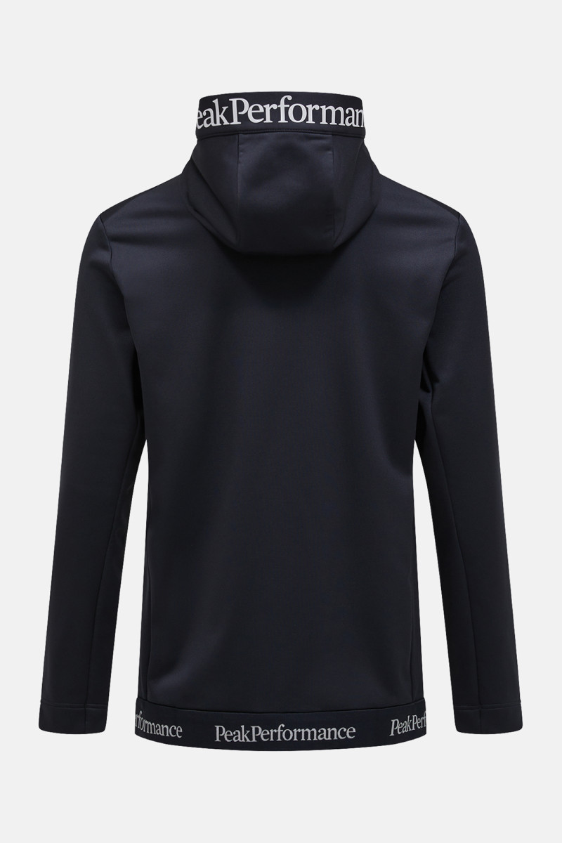 Mikina Peak Performance M Rider Tech Zip Hood Black