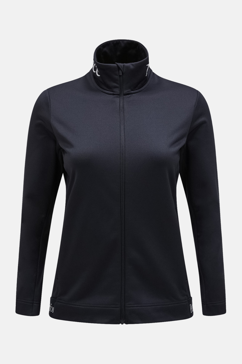 Mikina Peak Performance W Rider Tech Zip Jacket Black