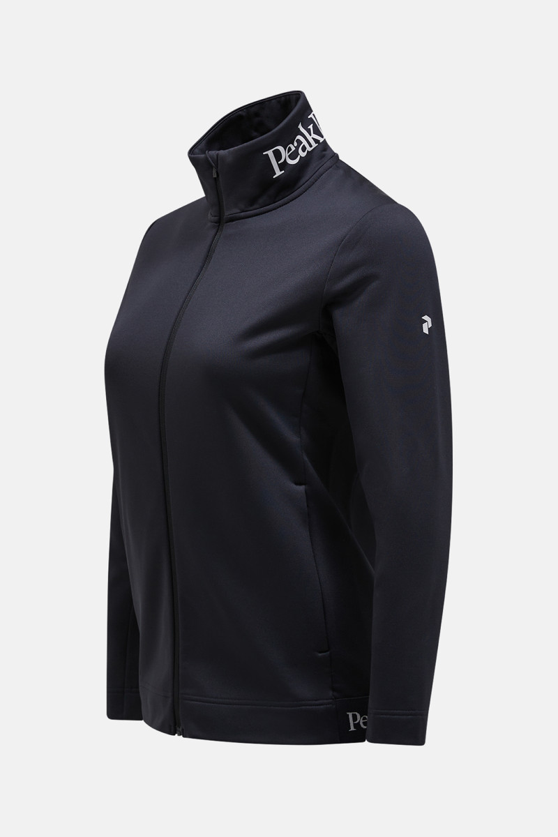 Mikina Peak Performance W Rider Tech Zip Jacket Black