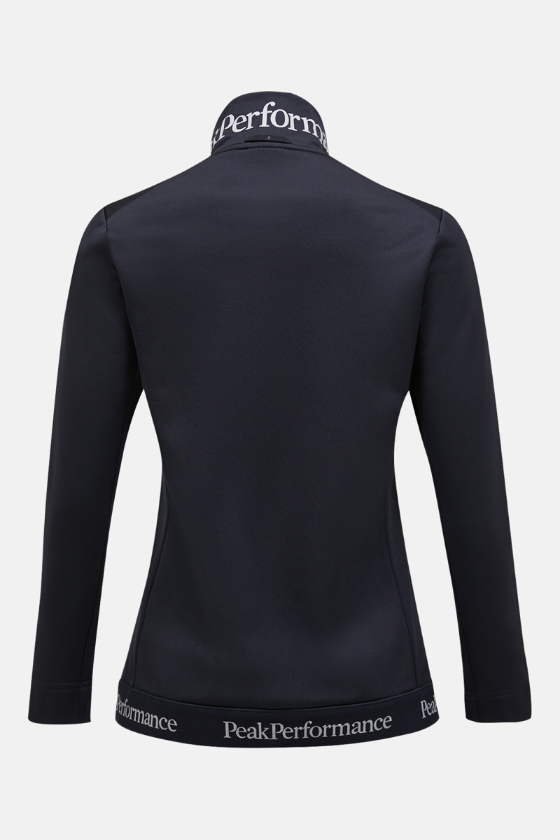 Mikina Peak Performance W Rider Tech Zip Jacket Black