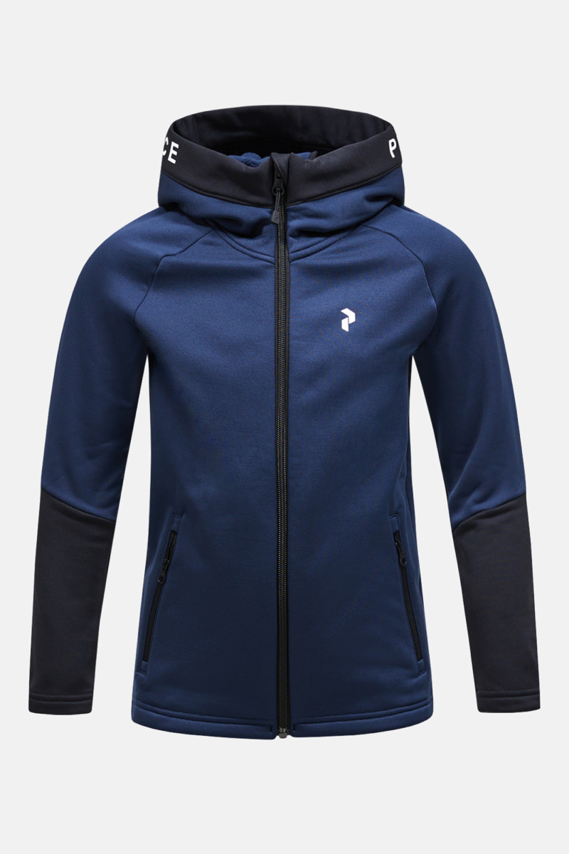 Bunda Peak Performance Jr Rider Zip Hood Blue Shadow
