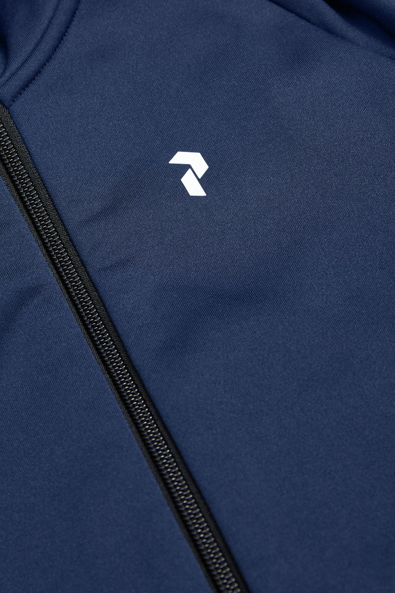 Bunda Peak Performance Jr Rider Zip Hood Blue Shadow