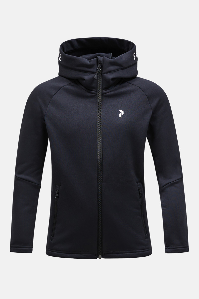 Dzseki Peak Performance Jr Rider Zip Hood Black
