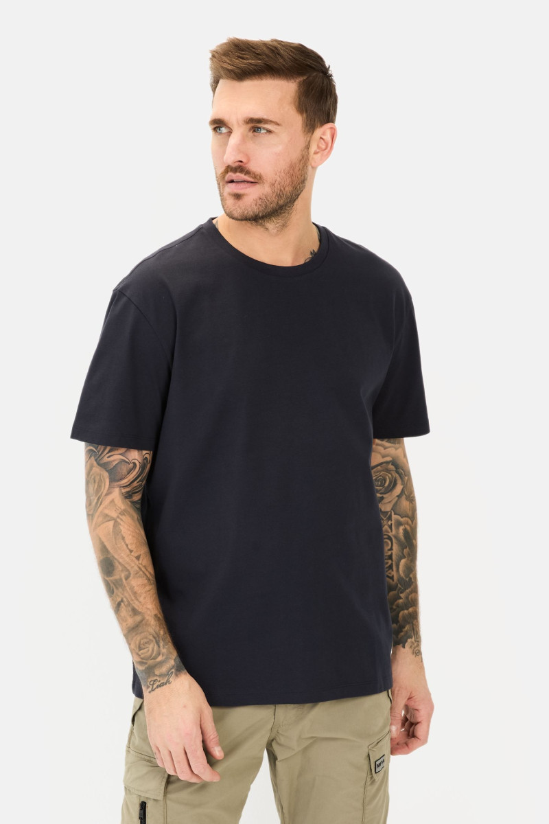 Póló Camel Active T-Shirt 1/2 Arm Dark Indigo