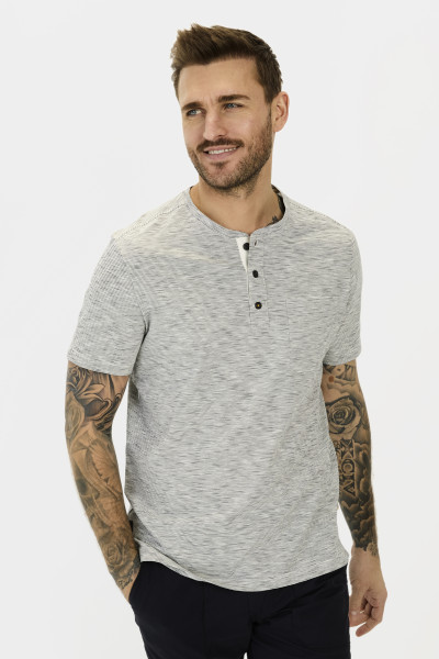 TRIČKO CAMEL ACTIVE HENLEY 1/2 ARM - Fotografie č. 1