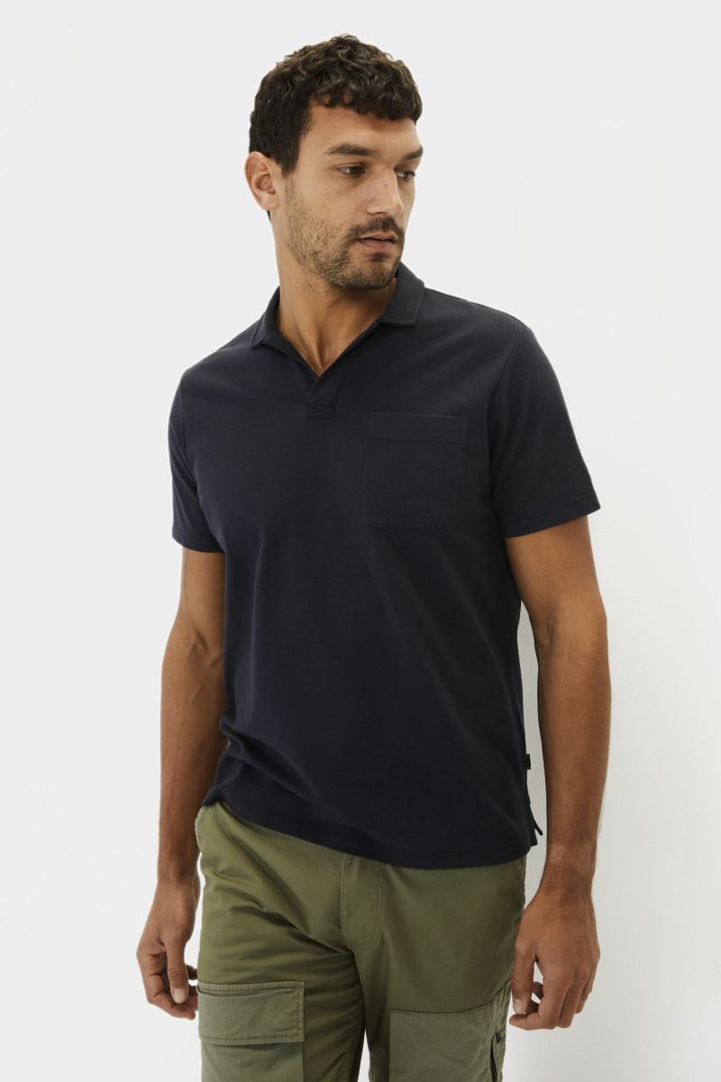 Polokošeľa Camel Active Polo 1/2 Arm Dark Indigo