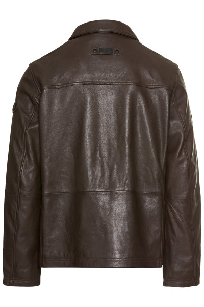 BUNDA CAMEL ACTIVE LEATHER BLOUSON - Fotografie č. 5