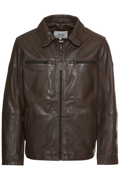 BUNDA CAMEL ACTIVE LEATHER BLOUSON - Fotografie č. 4
