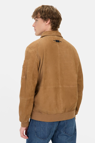 DZSEKI CAMEL ACTIVE LEATHER BLOUSON - Kép 3