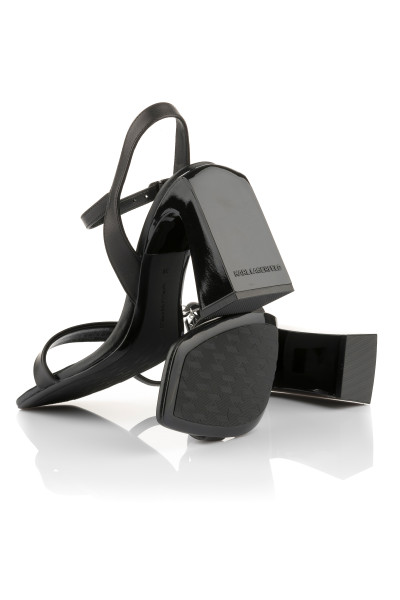 SANDÁLE KARL LAGERFELD ASTRA NOVA ANKLE STRAP SANDAL - Fotografie č. 4