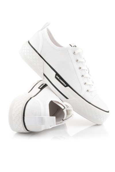 SPORTCIPŐ KARL LAGERFELD KAMPUS MAX MONOGRAM LO LACE - Kép 1