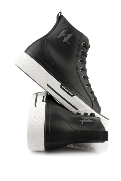 SPORTCIPŐ KARL LAGERFELD KAMPUS MAX KL HI LACE BOOT - Kép 3