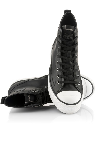 SPORTCIPŐ KARL LAGERFELD KAMPUS MAX KL HI LACE BOOT - Kép 2