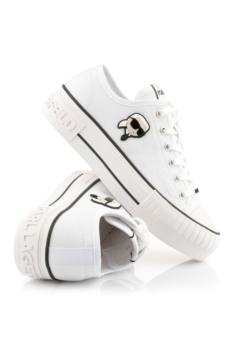 Sportcipő Karl Lagerfeld Kampus Max Nft Patch Lo Lace White Canvas
