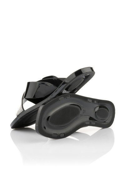 PANTOFLE KARL LAGERFELD JELLY III SPARKLE NFT KROSSTRAP - Fotografie č. 4