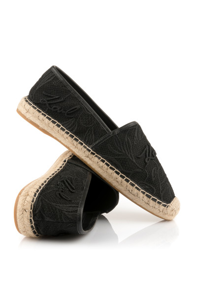 ESPADRILKY KARL LAGERFELD KAMINI ORCHID LACE SLIP ON - Fotografie č. 1
