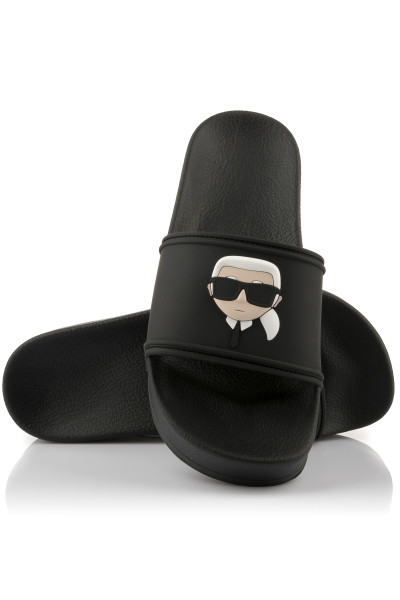 PANTOFLE KARL LAGERFELD KONDO MAXI KARL NFT SLIDE - Fotografie č. 2