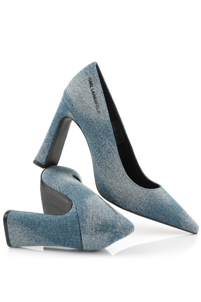 LODIČKY KARL LAGERFELD JEANS PANACHE HI PUMP TXT - Fotografie č. 1