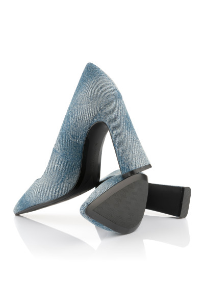 LODIČKY KARL LAGERFELD JEANS PANACHE HI PUMP TXT - Fotografie č. 4