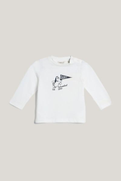 TRIČKO GANT GRAPHIC LS T-SHIRT - Fotografia č. 1