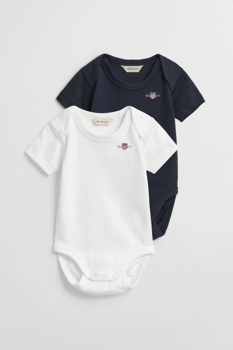 DĚTSKÝ SET GANT SHIELD SS BODY 2-PACK EVENING BLUE