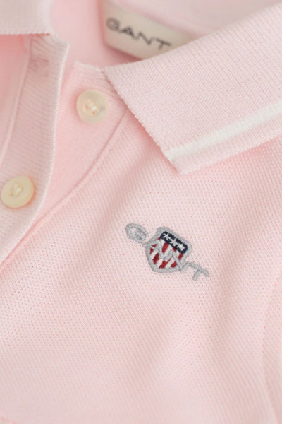 ŠATY GANT SHIELD LS PIQUE RUGGER DRESS - Fotografia č. 3