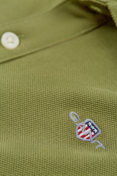 POLOKOŠEĽA GANT SHIELD LS PIQUE POLO - Fotografia č. 3