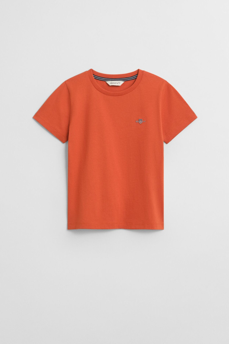 TRIČKO GANT SHIELD SS T-SHIRT DEEP ORANGE