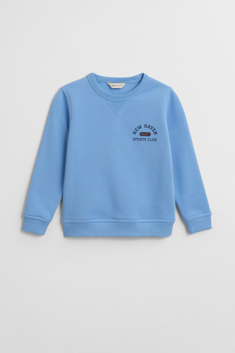 MIKINA GANT GRAPHIC C-NECK SWEAT DREAM BLUE
