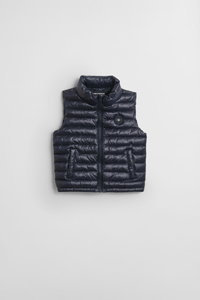 VESTA GANT SHINY LIGHT PADDED VEST EVENING BLUE