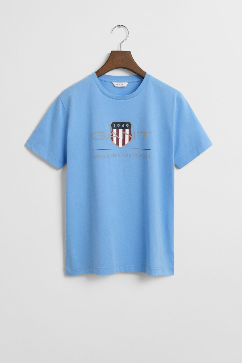 E-shop TRIČKO GANT ARCHIVE SHIELD SS T-SHIRT DREAM BLUE