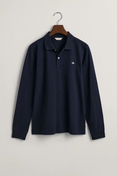 POLOKOŠILE GANT SHIELD LS PIQUE RUGGER - Fotografie č. 1