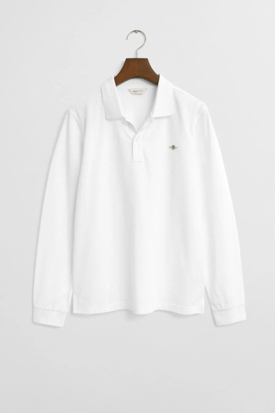 POLOKOŠILE GANT SHIELD LS PIQUE RUGGER - Fotografie č. 1