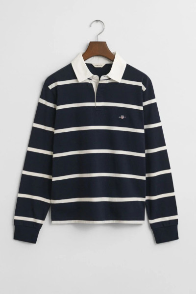 PÓLÓ GANT SHIELD STRIPED RUGGER - Kép 1