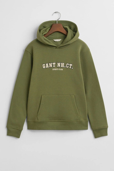 MIKINA GANT GRAPHIC SWEATSHIRT HOODIE - Fotografia č. 1