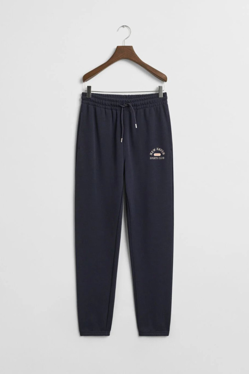 TEPLÁKY GANT GRAPHIC SWEATPANTS EVENING BLUE