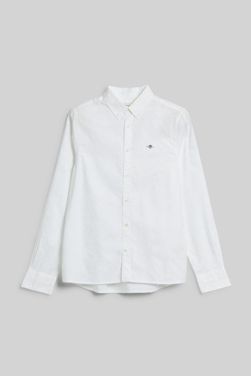 E-shop KOŠILE GANT SHIELD OXFORD BD SHIRT WHITE