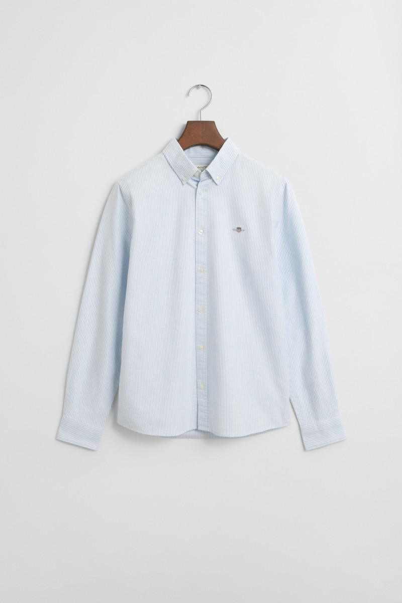 KOŠILE GANT OXFORD STRIPED B.D. SHIRT CAPRI BLUE