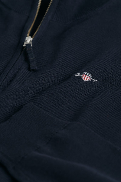 SVETR GANT SHIELD COTTON HALF ZIP - Fotografie č. 2