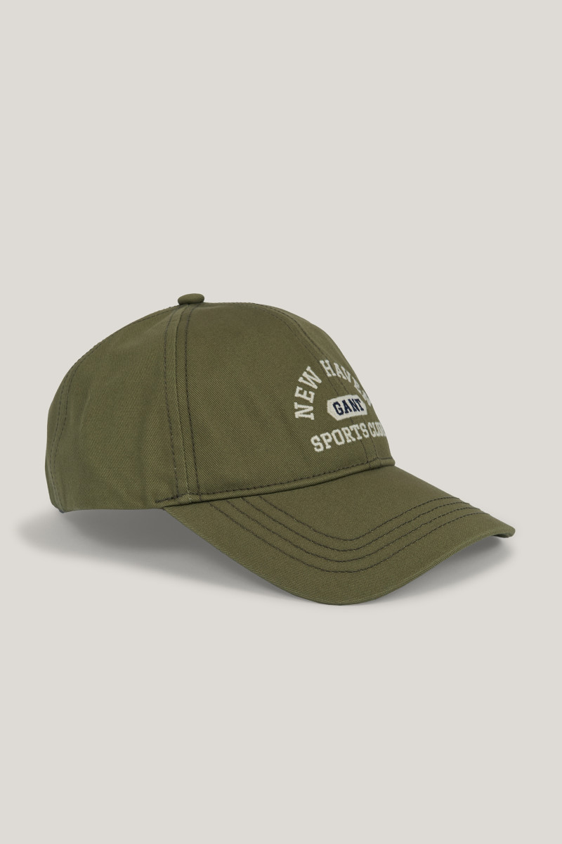 KŠILTOVKA GANT GRAPHIC COTTON CAP WASHED OLIVE
