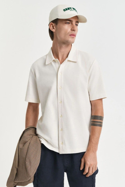 PÓLÓ GANT TEXTURED SS SHIRT - Kép 1