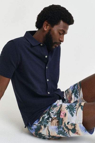 PÓLÓ GANT TEXTURED SS SHIRT - Kép 1