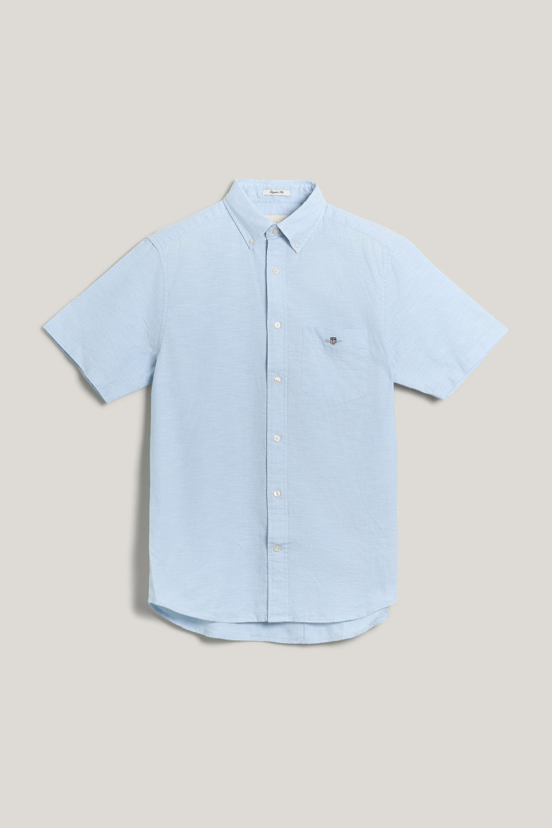 E-shop KOŠILE GANT REG DOBBY SHIRT FRESH BLUE