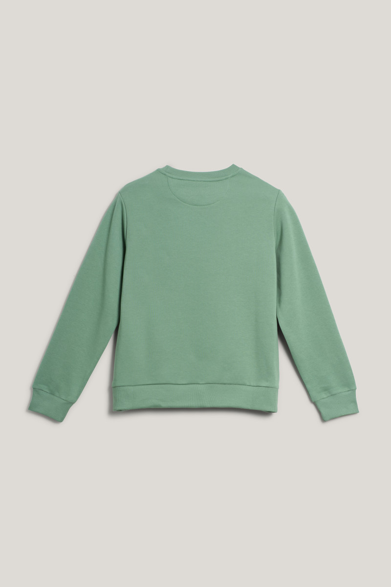 MIKINA GANT REG TONAL SHIELD C-NECK SWEAT KALAMATA GREEN