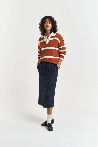 SZOKNYA GANT PINSTRIPE MIDI SKIRT - Kép 1