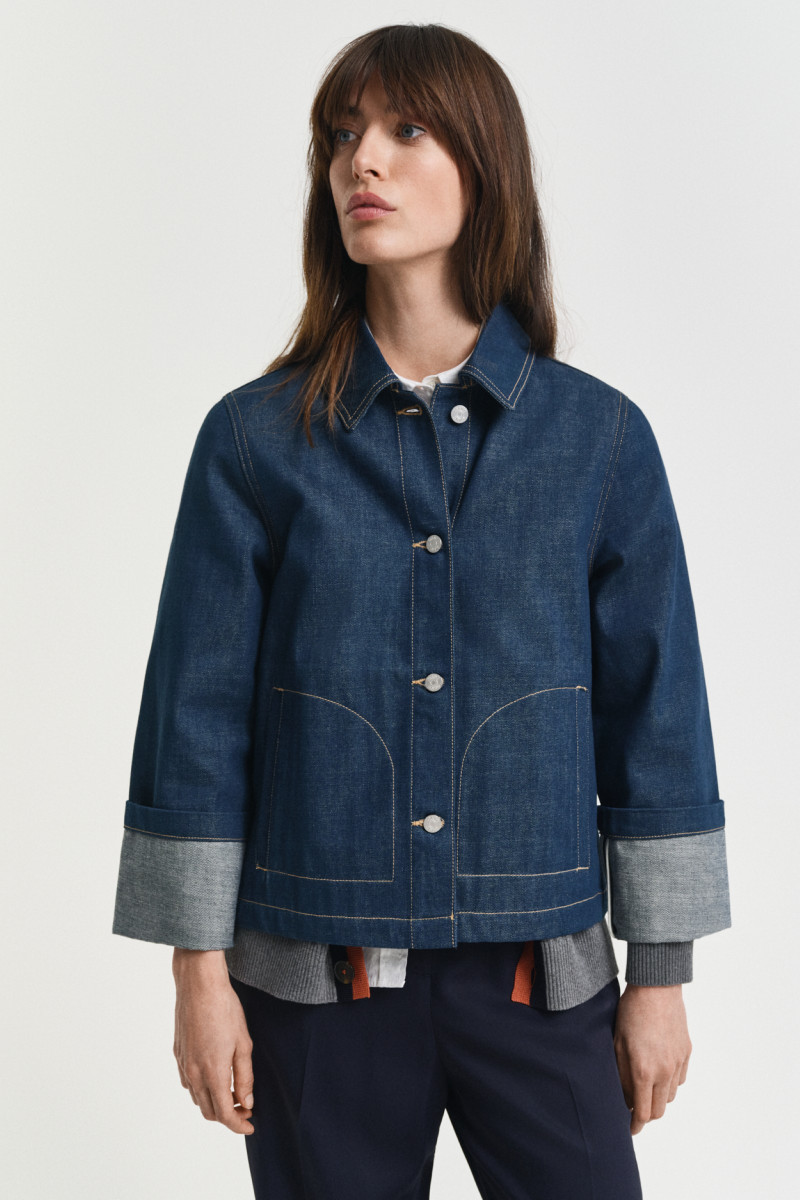 BUNDA GANT DENIM JACKET MID BLUE