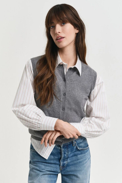 VESTA GANT LIGHT KNIT VEST - Fotografia č. 1