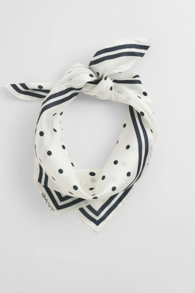 ŠÁTEK GANT DOT PRINT SILK SCARF - Fotografie č. 1