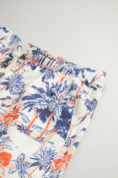 RÖVIDNADRÁG WOOLRICH PRINTED RAYON SHORTS - Kép 6