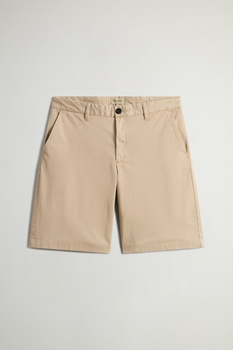 Šortky Woolrich Classic Chino Shorts White Pepper
